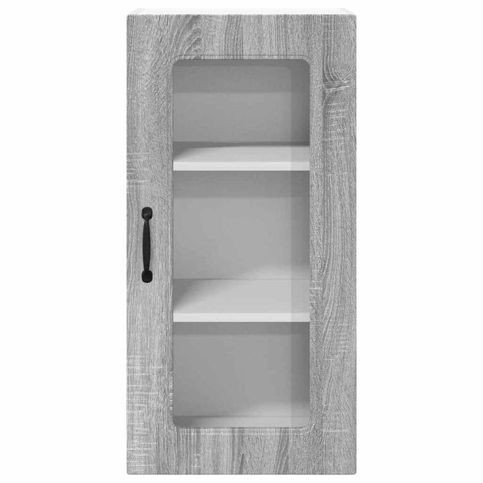 Dulap suspendat de bucătărie cu raft Gri Sonoma 40 x 31 x 80 cm - WALTI WALTI