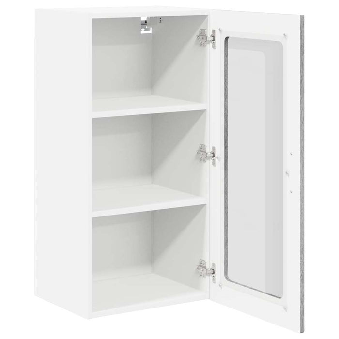 Dulap suspendat de bucătărie 2 pcs Gri Sonoma 40 x 31 x 80 cm - WALTI WALTI