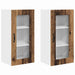 Dulap suspendat de bucătărie 2 pcs Lemn Vechi 40 x 31 x 80 cm - WALTI WALTI
