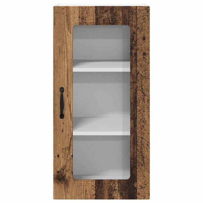 Dulap suspendat de bucătărie 2 pcs Lemn Vechi 40 x 31 x 80 cm - WALTI WALTI