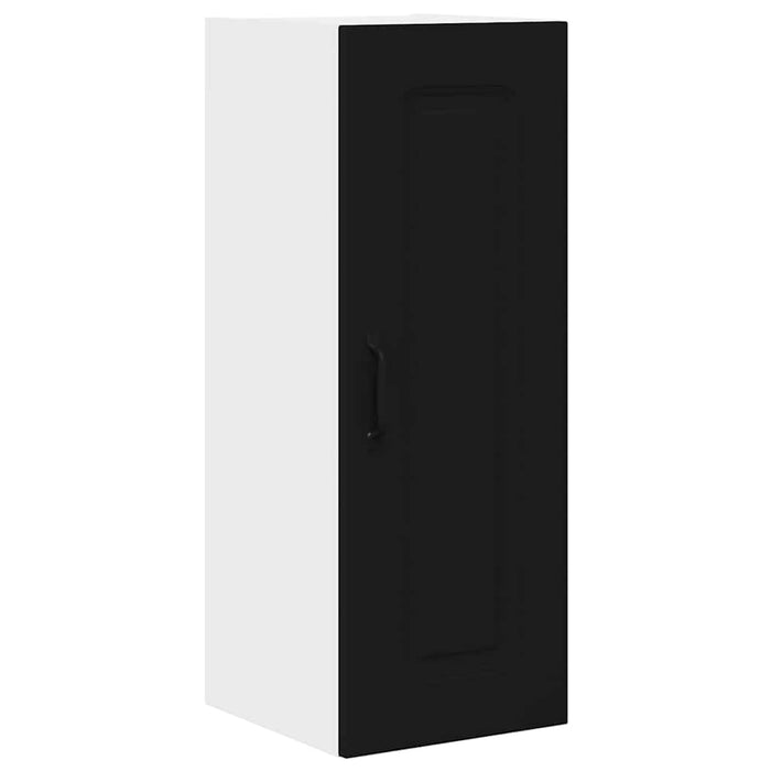 Dulap suspendat de bucătărie cu raft Negru 30 x 31 x 80 cm - WALTI WALTI