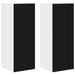 Dulap suspendat de bucătărie cu ușă 2 pcs Negru 30 x 31 x 80 cm - WALTI WALTI
