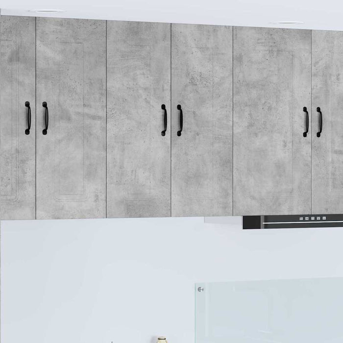 Dulap suspendat de bucătărie Gri din beton 30 x 31 x 80 cm - WALTI WALTI