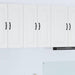 Dulap suspendat de bucătărie 2 pcs Alb lucios 30 x 31 x 80 cm - WALTI WALTI