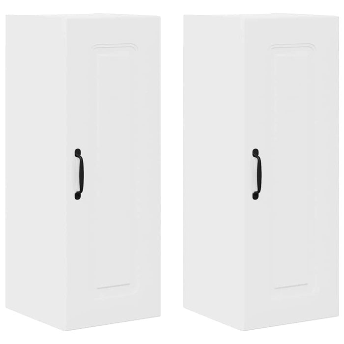 Dulap suspendat de bucătărie 2 pcs Alb lucios 30 x 31 x 80 cm - WALTI WALTI