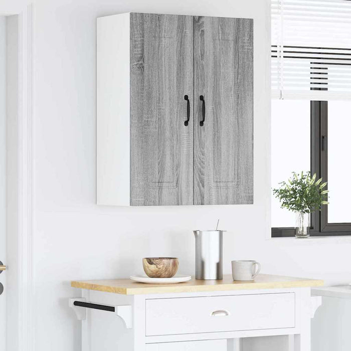 Dulap suspendat de bucătărie cu raft Gri Sonoma 30 x 31 x 80 cm - WALTI WALTI