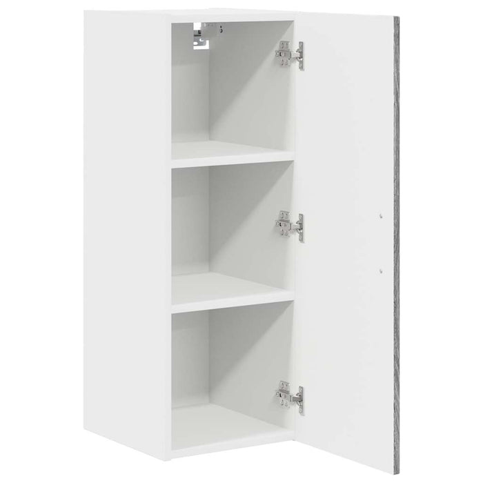 Dulap suspendat de bucătărie cu raft Gri Sonoma 30 x 31 x 80 cm - WALTI WALTI