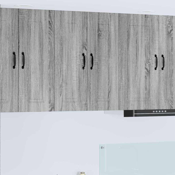 Dulap suspendat de bucătărie 2 pcs Gri Sonoma 30 x 31 x 80 cm - WALTI WALTI