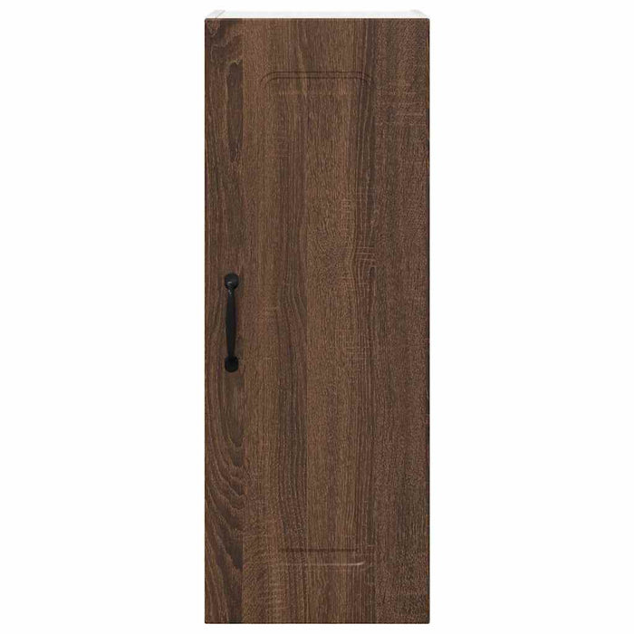 Dulap suspendat de bucătărie cu raft cu ușă 2 pcs Stejar închis - WALTI WALTI