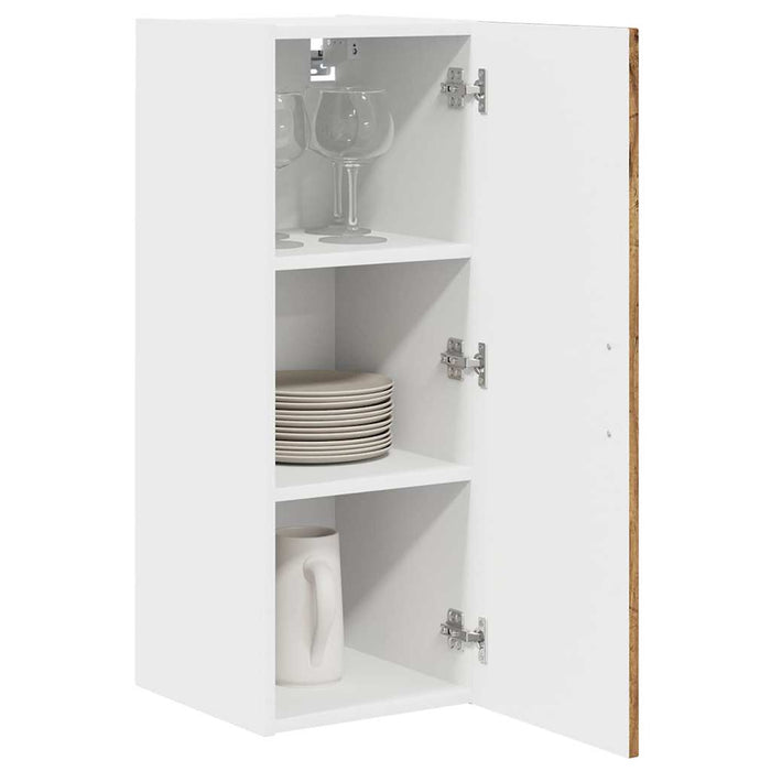 Dulap suspendat de bucătărie 2 pcs Lemn Vechi 30 x 31 x 80 cm - WALTI WALTI
