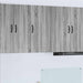 Dulap suspendat de bucătărie cu raft Gri Sonoma 40 x 31 x 80 cm - WALTI WALTI