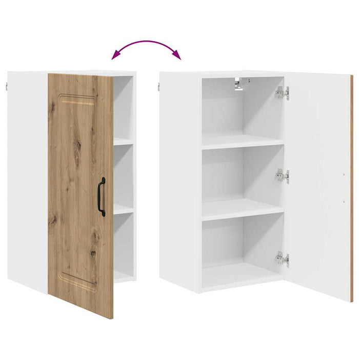 Dulap suspendat de bucătărie Stejar Artizanal 40 x 31 x 80 cm - WALTI WALTI