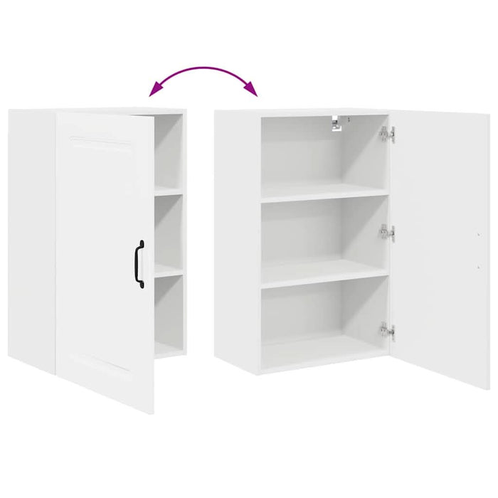 Dulap suspendat de bucătărie Alb 50 x 31 x 80 cm Lemn compozit - WALTI WALTI