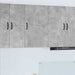 Dulap suspendat de bucătărie Gri din beton 50 x 31 x 80 cm - WALTI WALTI