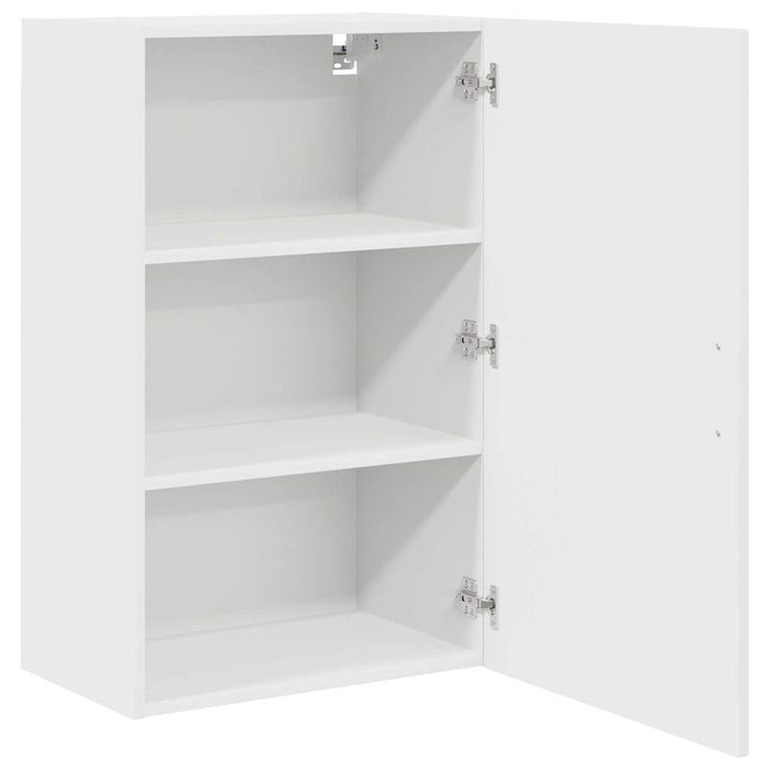 Dulap suspendat de bucătărie cu raft Alb lucios 50 x 31 x 80 cm - WALTI WALTI