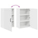 Dulap suspendat de bucătărie cu raft Alb lucios 50 x 31 x 80 cm - WALTI WALTI