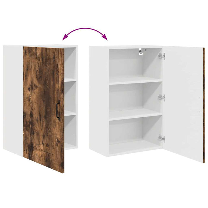 Dulap suspendat de bucătărie Stejar fumuriu 50 x 31 x 80 cm - WALTI WALTI