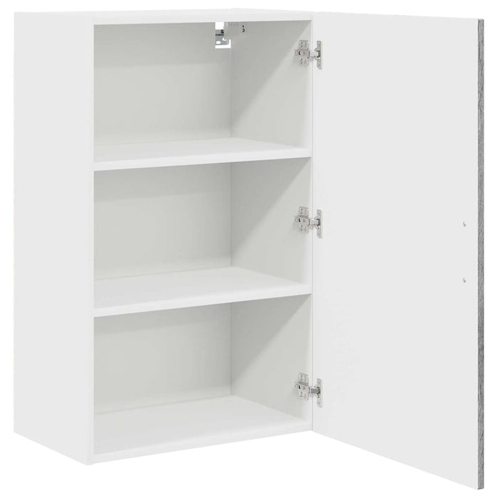 Dulap suspendat de bucătărie cu raft Gri Sonoma 50 x 31 x 80 cm - WALTI WALTI