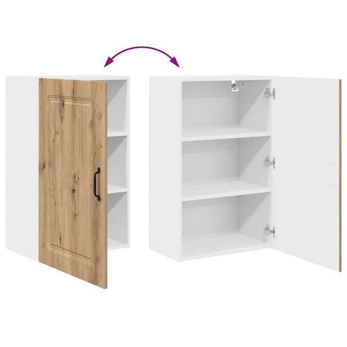 Dulap suspendat de bucătărie Stejar Artizanal 50 x 31 x 80 cm - WALTI WALTI