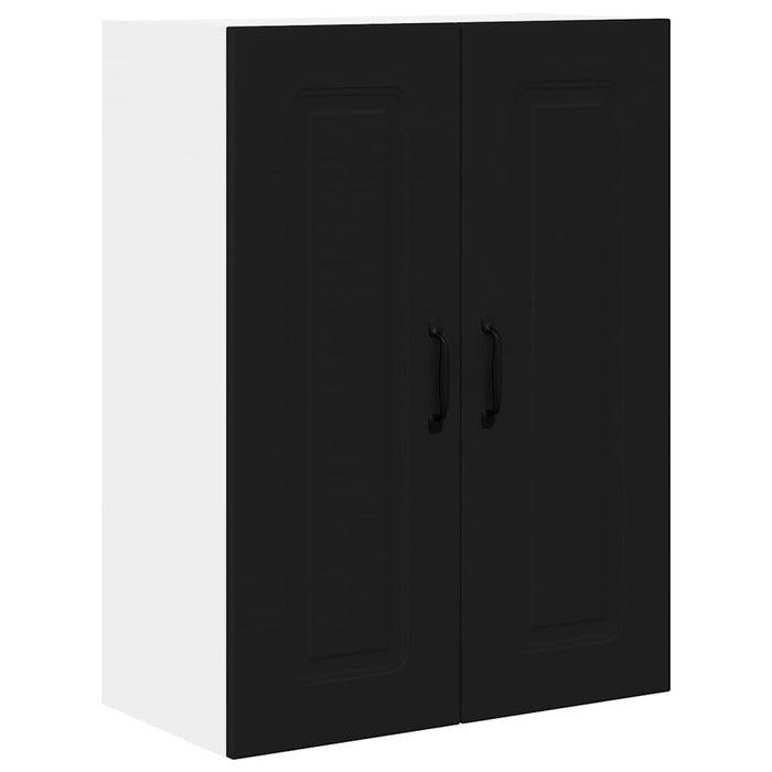 Dulap suspendat de bucătărie cu raft Negru 60 x 31 x 80 cm - WALTI WALTI