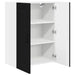 Dulap suspendat de bucătărie cu raft Negru 60 x 31 x 80 cm - WALTI WALTI