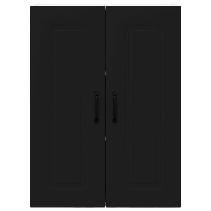 Dulap suspendat de bucătărie cu raft Negru 60 x 31 x 80 cm - WALTI WALTI