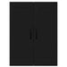 Dulap suspendat de bucătărie cu raft Negru 60 x 31 x 80 cm - WALTI WALTI