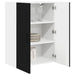Dulap suspendat de bucătărie cu raft Negru 60 x 31 x 80 cm - WALTI WALTI