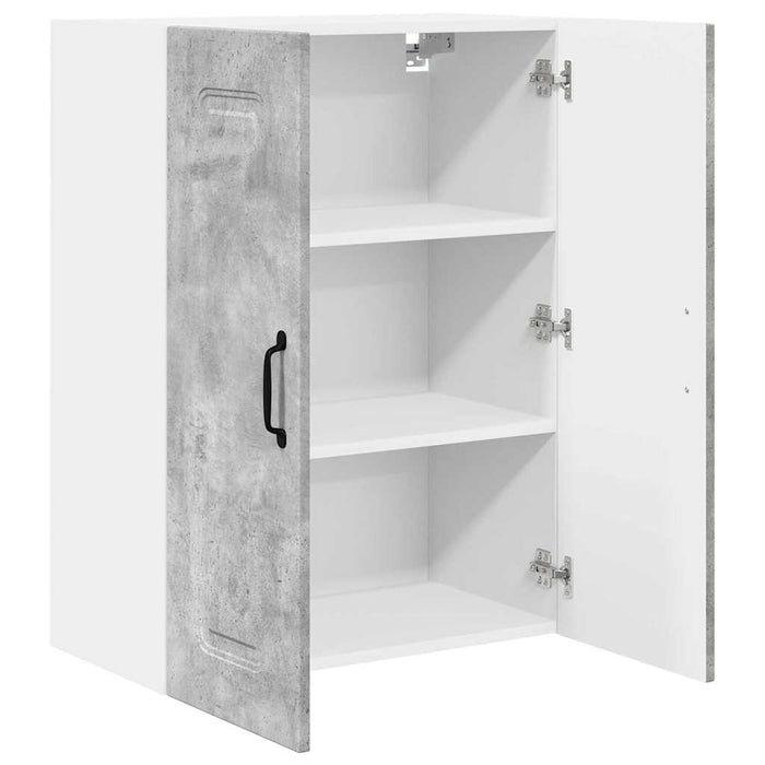 Dulap suspendat de bucătărie Gri din beton 60 x 31 x 80 cm - WALTI WALTI