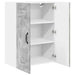 Dulap suspendat de bucătărie Gri din beton 60 x 31 x 80 cm - WALTI WALTI