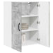 Dulap suspendat de bucătărie Gri din beton 60 x 31 x 80 cm - WALTI WALTI