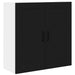 Dulap suspendat de bucătărie cu raft Negru 80 x 31 x 80 cm - WALTI WALTI