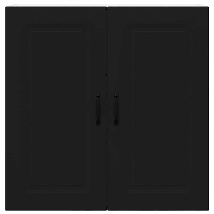 Dulap suspendat de bucătărie cu raft Negru 80 x 31 x 80 cm - WALTI WALTI