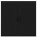 Dulap suspendat de bucătărie cu raft Negru 80 x 31 x 80 cm - WALTI WALTI