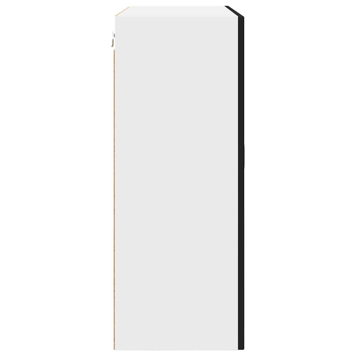Dulap suspendat de bucătărie cu raft Negru 80 x 31 x 80 cm - WALTI WALTI