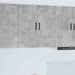 Dulap suspendat de bucătărie Gri din beton 80 x 31 x 80 cm - WALTI WALTI