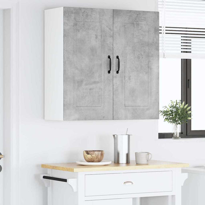 Dulap suspendat de bucătărie Gri din beton 80 x 31 x 80 cm - WALTI WALTI