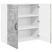 Dulap suspendat de bucătărie Gri din beton 80 x 31 x 80 cm - WALTI WALTI
