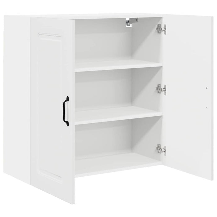 Dulap suspendat de bucătărie cu raft Alb lucios 80 x 31 x 80 cm - WALTI WALTI