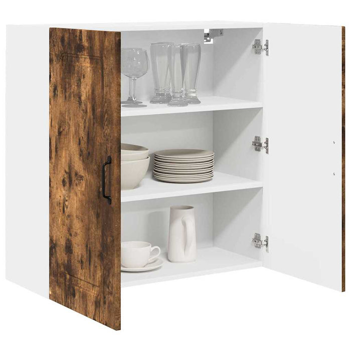 Dulap suspendat de bucătărie Stejar fumuriu 80 x 31 x 80 cm - WALTI WALTI