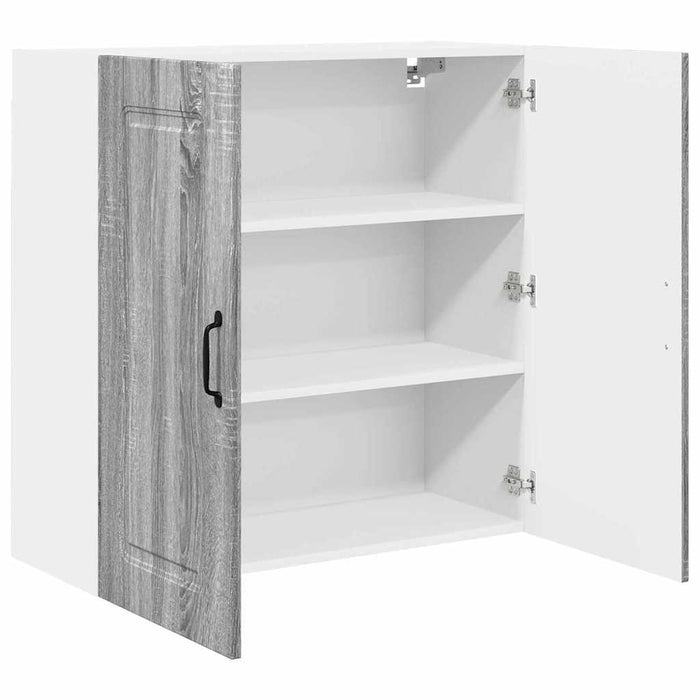 Dulap suspendat de bucătărie cu raft Gri Sonoma 80 x 31 x 80 cm - WALTI WALTI