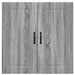 Dulap suspendat de bucătărie cu raft Gri Sonoma 80 x 31 x 80 cm - WALTI WALTI