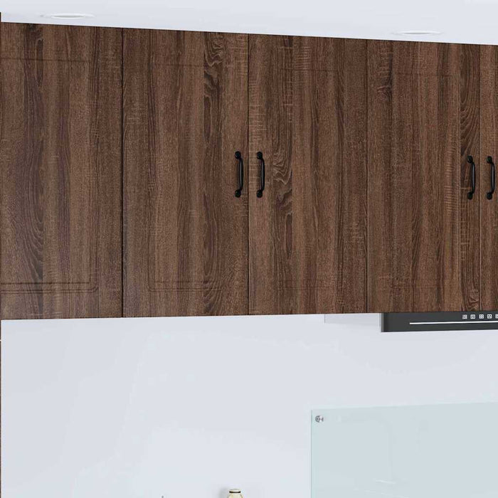 Dulap suspendat de bucătărie Stejar închis 80 x 31 x 80 cm - WALTI WALTI