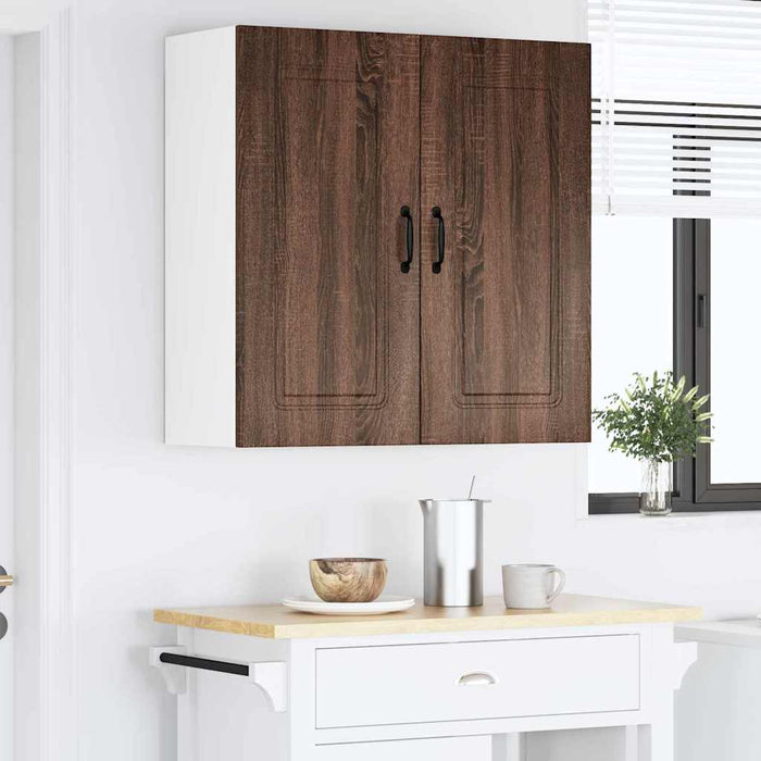 Dulap suspendat de bucătărie Stejar închis 80 x 31 x 80 cm - WALTI WALTI