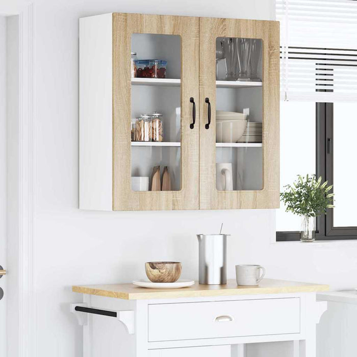 Dulap suspendat de bucătărie Stejar Sonoma 80 x 31 x 80 cm - WALTI WALTI
