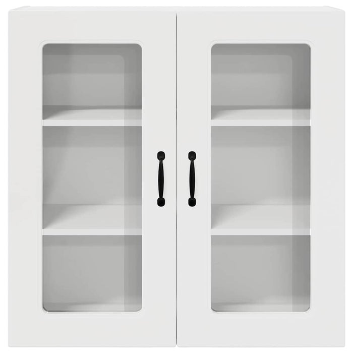 Dulap suspendat de bucătărie cu raft Alb lucios 80 x 31 x 80 cm - WALTI WALTI