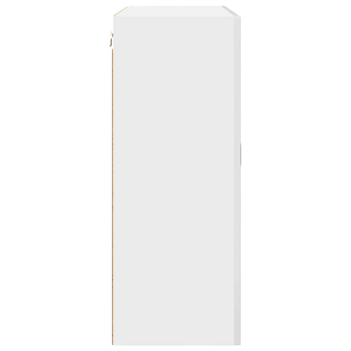Dulap suspendat de bucătărie cu raft Alb lucios 80 x 31 x 80 cm - WALTI WALTI