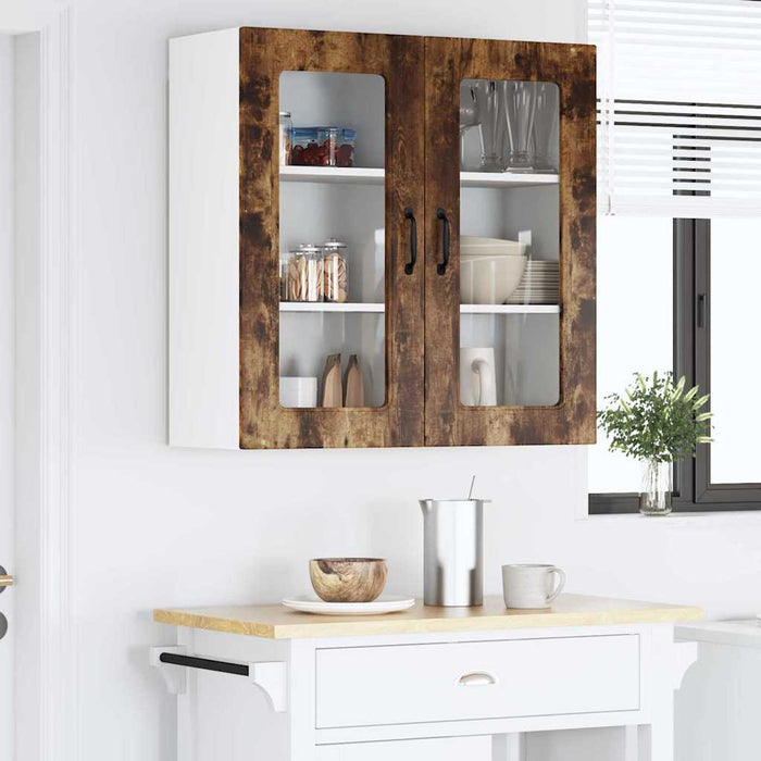 Dulap suspendat de bucătărie Stejar fumuriu 80 x 31 x 80 cm - WALTI WALTI