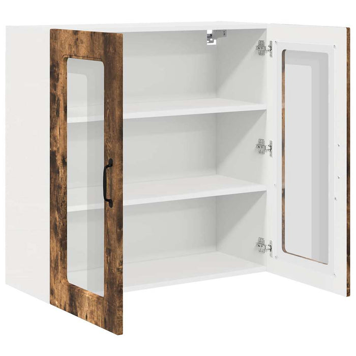 Dulap suspendat de bucătărie Stejar fumuriu 80 x 31 x 80 cm - WALTI WALTI