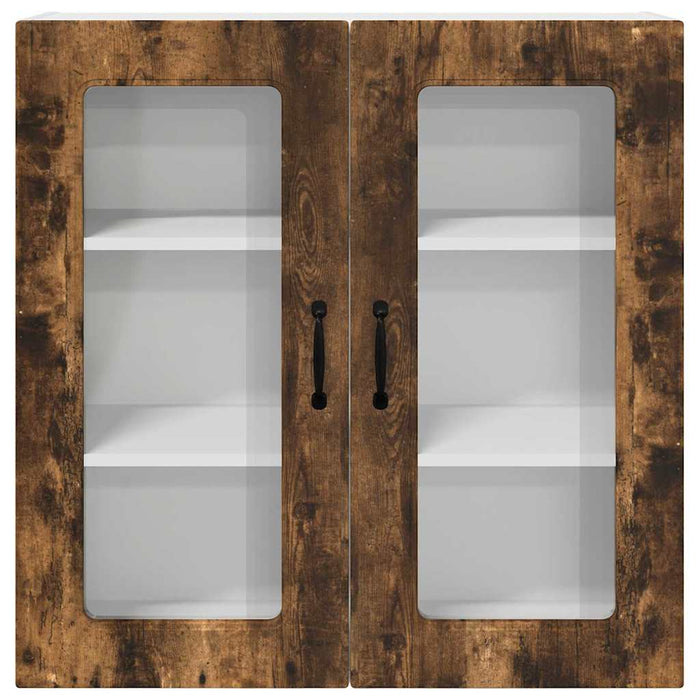 Dulap suspendat de bucătărie Stejar fumuriu 80 x 31 x 80 cm - WALTI WALTI